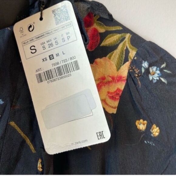 NWT ZARA Dress Blogger Favorite Floral Blogger Lace - Picture 10 of 12